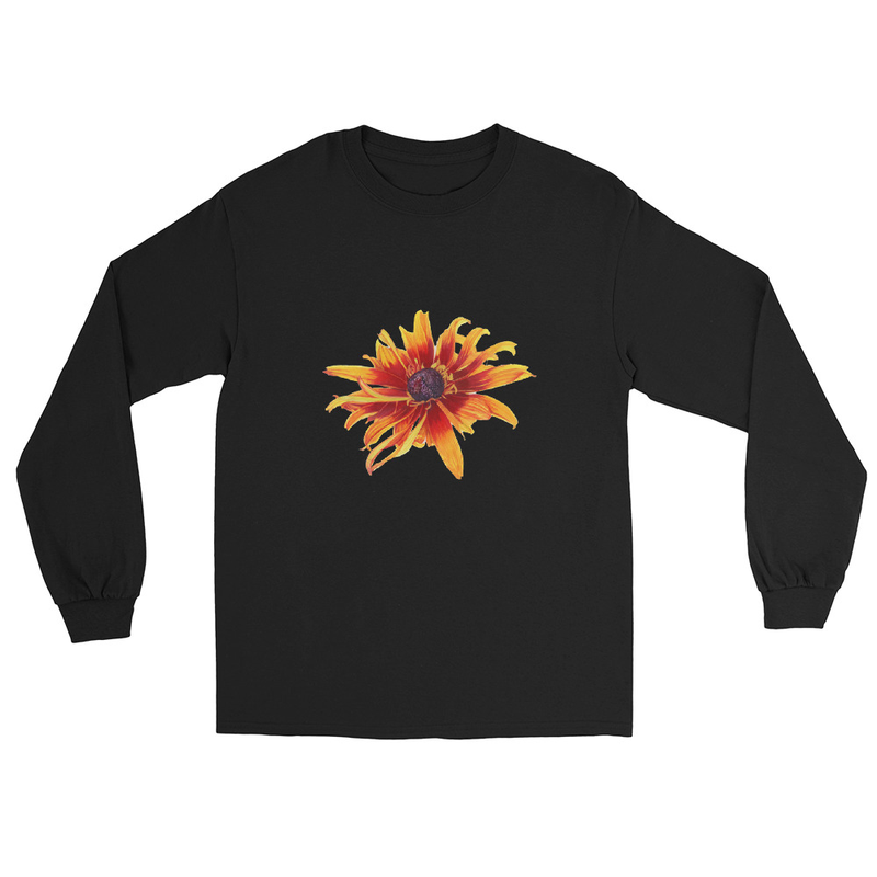 Flaming Flowers - Unisex Long Sleeve Shirt