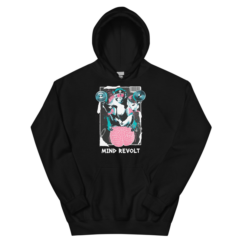 MIND REVOLT – Krasses Pop-Art Statement Hoodie Leipzig