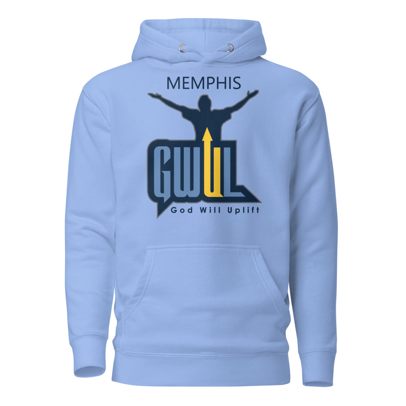 Represent Memphis - Unisex Hoodie – 3XL, Carolina Blue