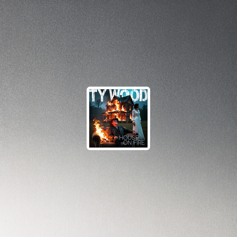 House on Fire Magnet