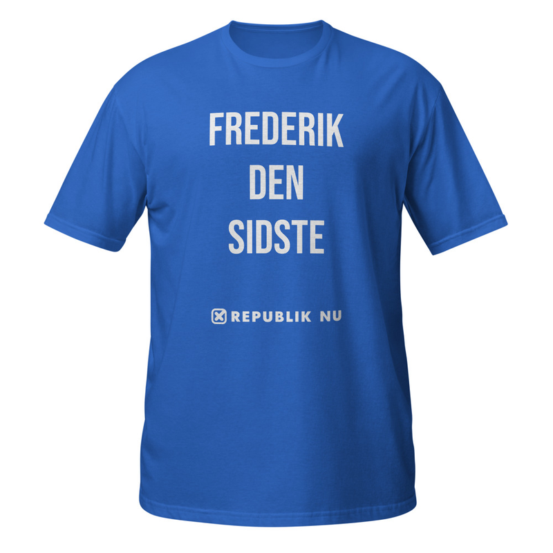 T-Shirt Frederik den Sidste  – Blå