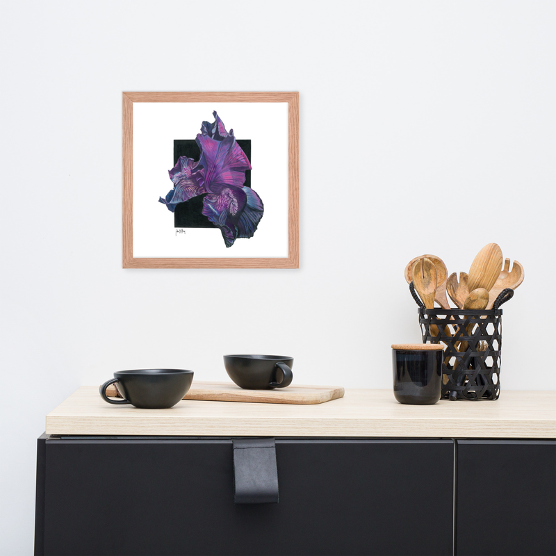 The Power Of Purple Framed Print