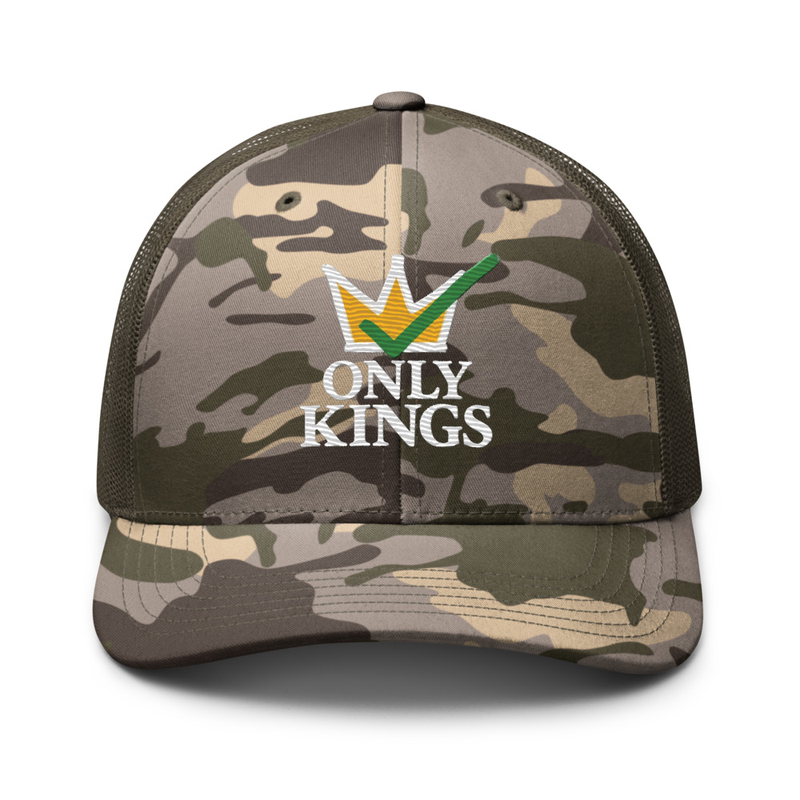 Camouflage trucker hat – One size, Camo/Olive