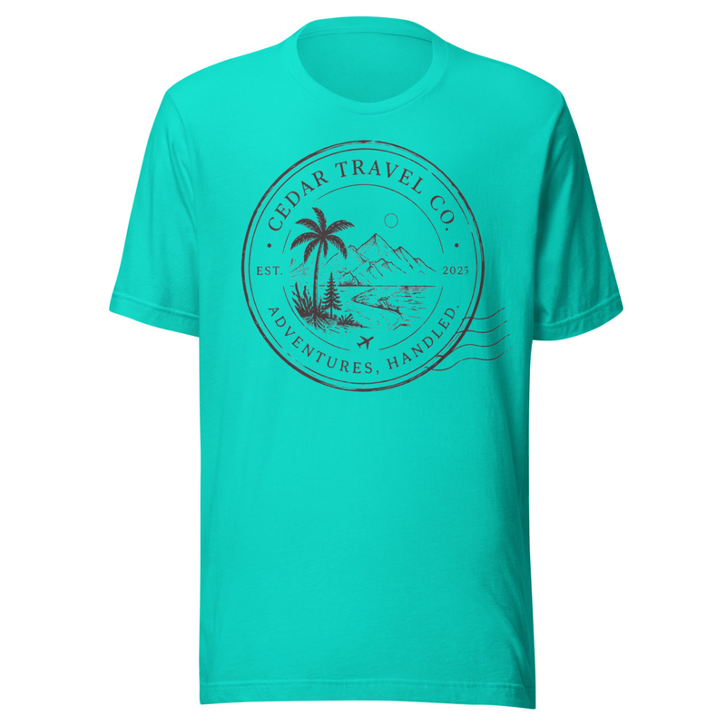 Adventures Handled Tee – 2XL, Teal