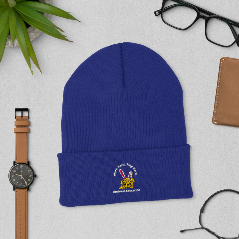 Business Education - Cuffed Beanie – One size, Royal