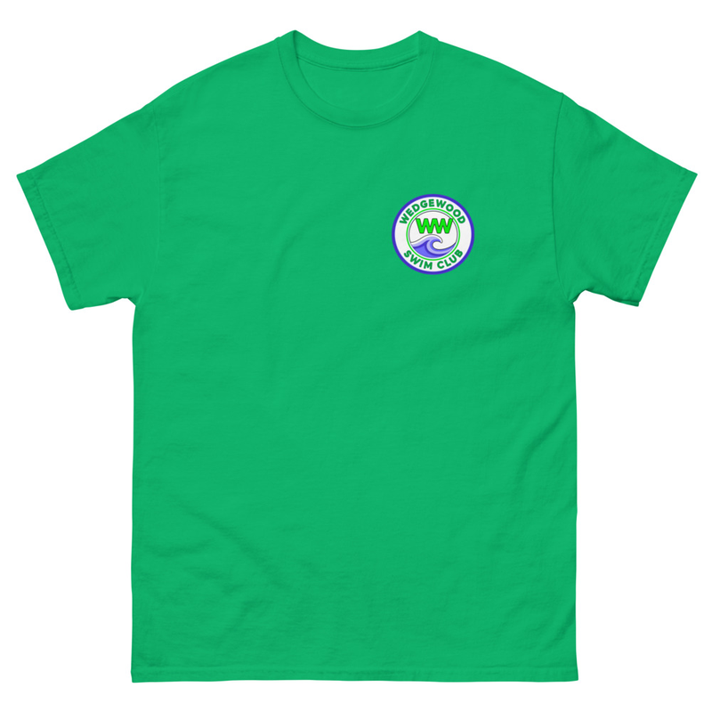 Unisex classic tee small logo – S, Irish Green