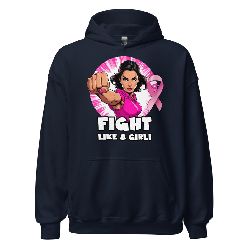 "Fight Like A Girl" Unisex Heavy Blend Hoodie