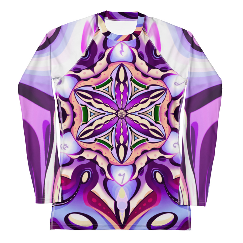 Women's Rash Guard | Musical Mandala