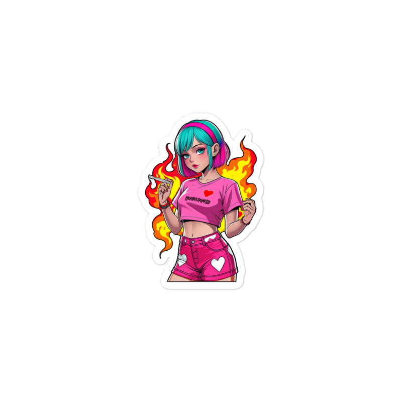 Anime Vape Girl – Bubble-free stickers