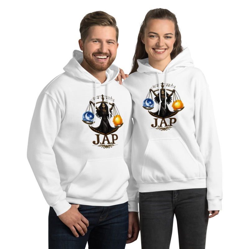 J.A.P Goddess Unisex Hoodie – XL, White
