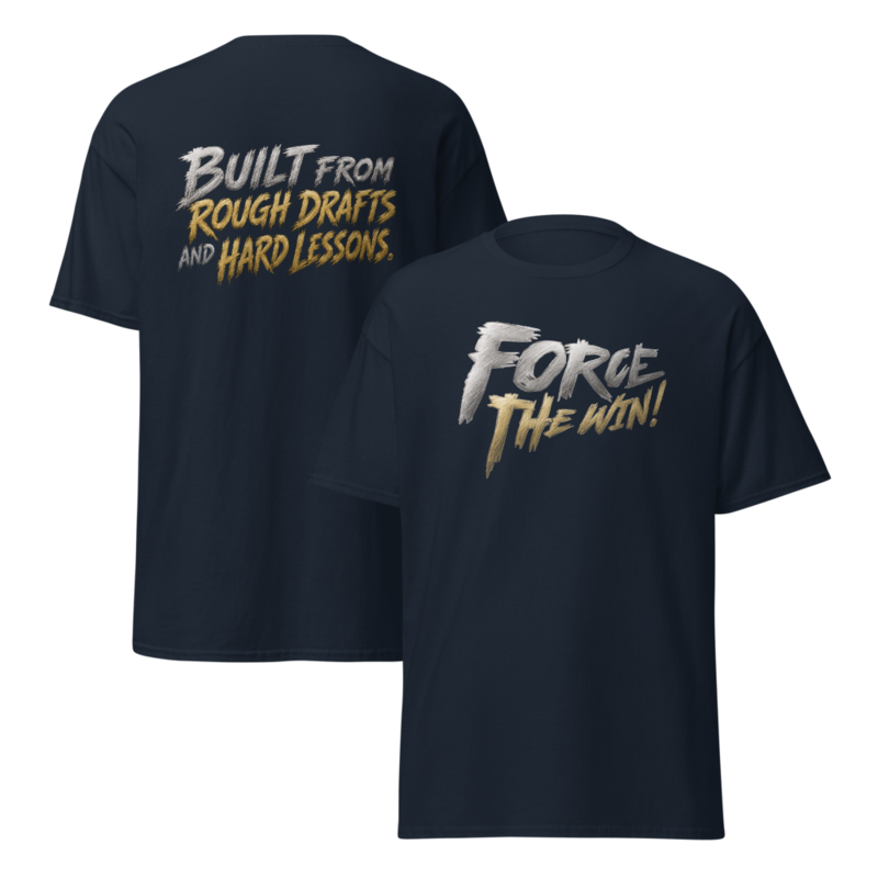 MADE FROM SCRATCH Classic T – S, Navy