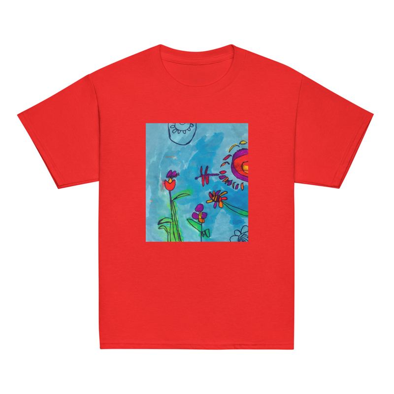 The Flowers - Youth Tee – XS, Red