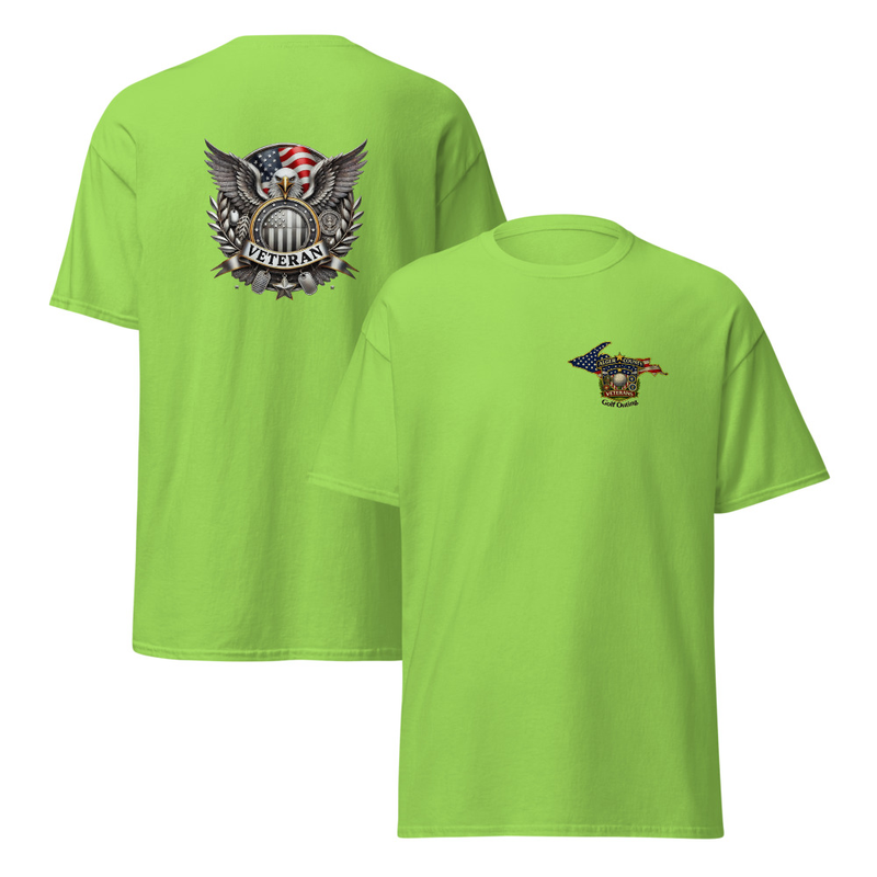 Alger County Veteran Unisex classic tee – XL, Lime