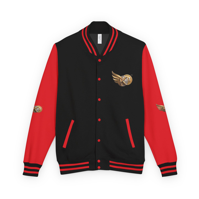 Heavyweight letterman jacket