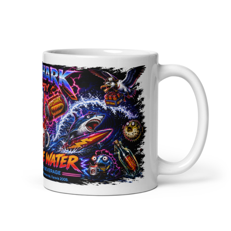 Red Shark Energy Mug