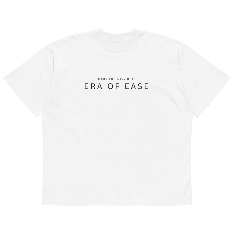 THIS is my Era of Ease Oversized Tee ( Unisex ) White – S, White