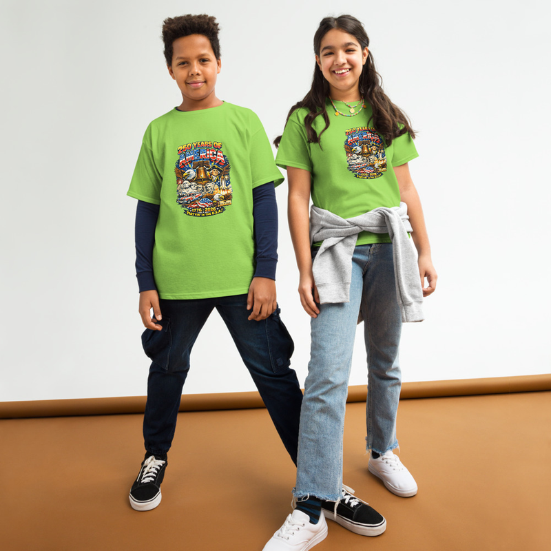 250 Years of Fun Youth classic tee – L, Lime