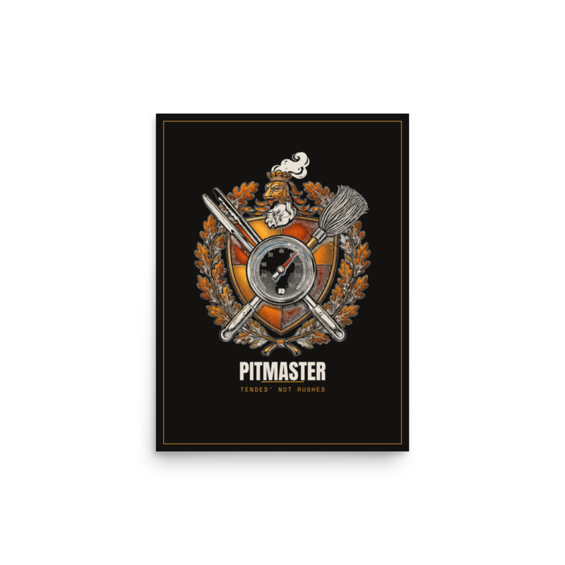 Pitmaster Poster mockup