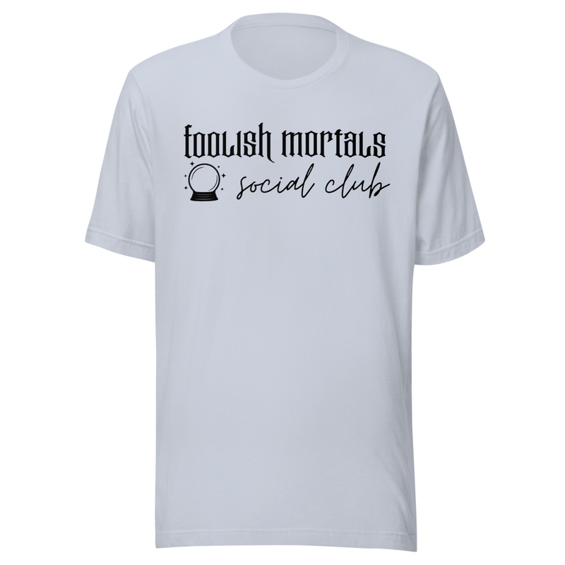 Haunted Social Club Tee – 2XL, Light Blue
