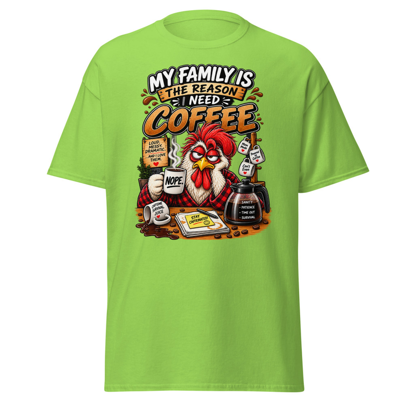 Caffeine - Unisex classic tee – XL, Lime