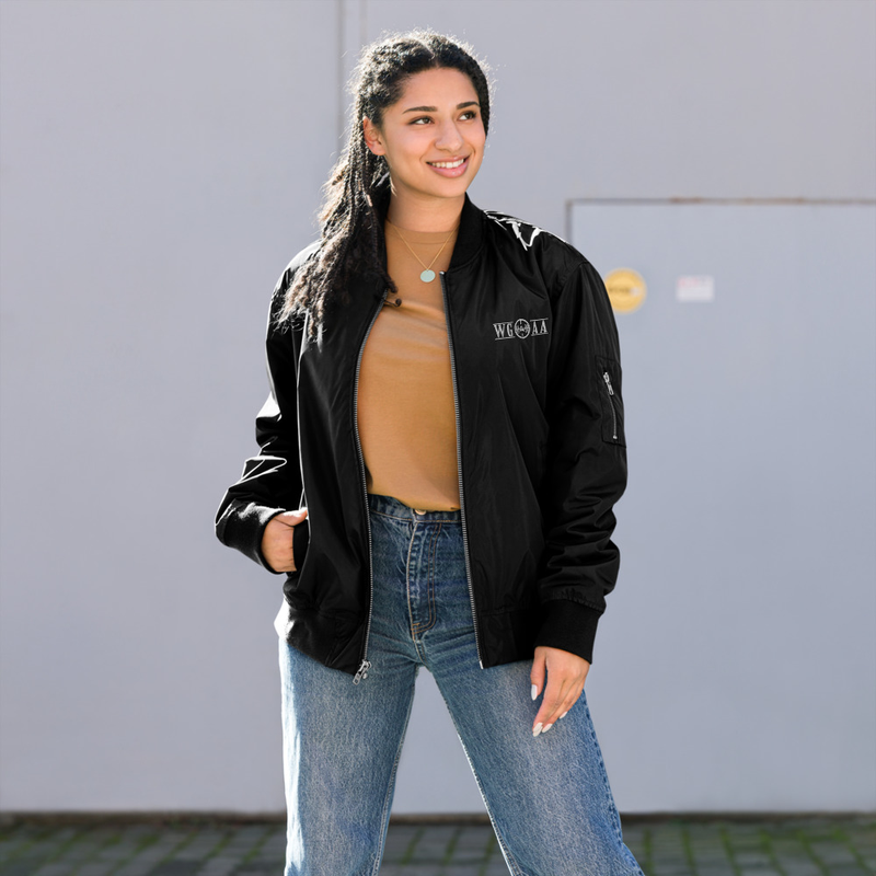 The Official WGOAA Bomber Jacket – S, Black