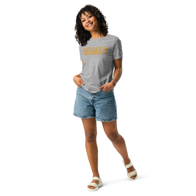 Woman Relaxed T-Shirt – M, Athletic Heather