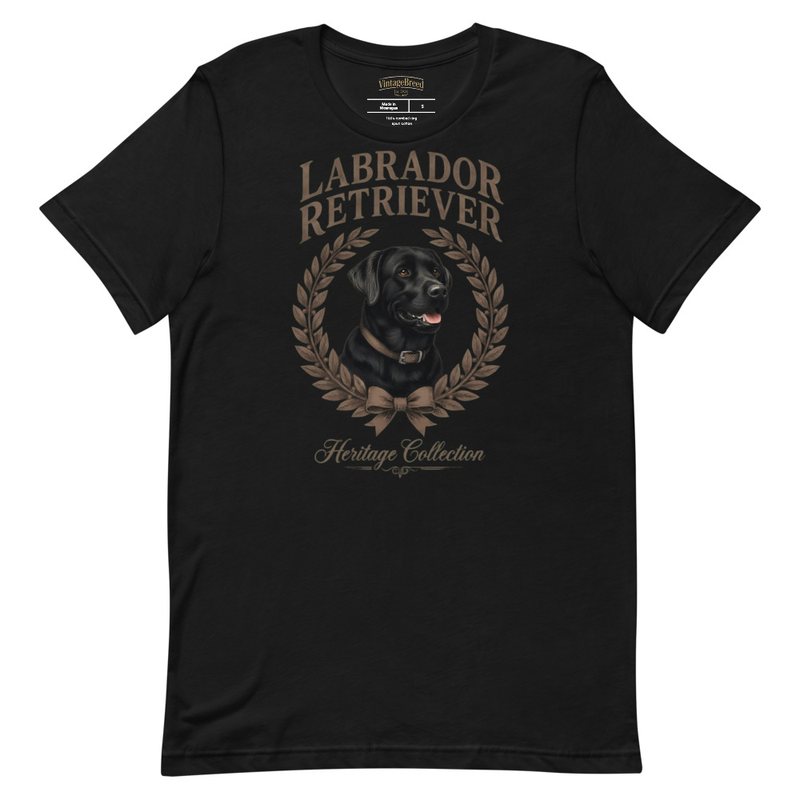Heritage Collection Labrador Retriever Vintage T-Shirt vintage heritage dog shirt