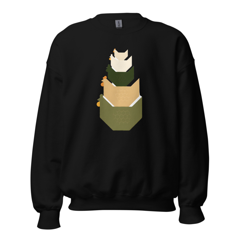 Flock Stack Minimal Crewneck (Artist Series) mockup
