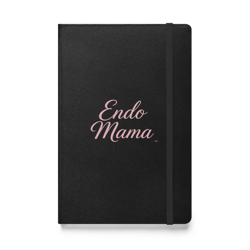 Endo Mama Hardcover Silver Bound Notebook