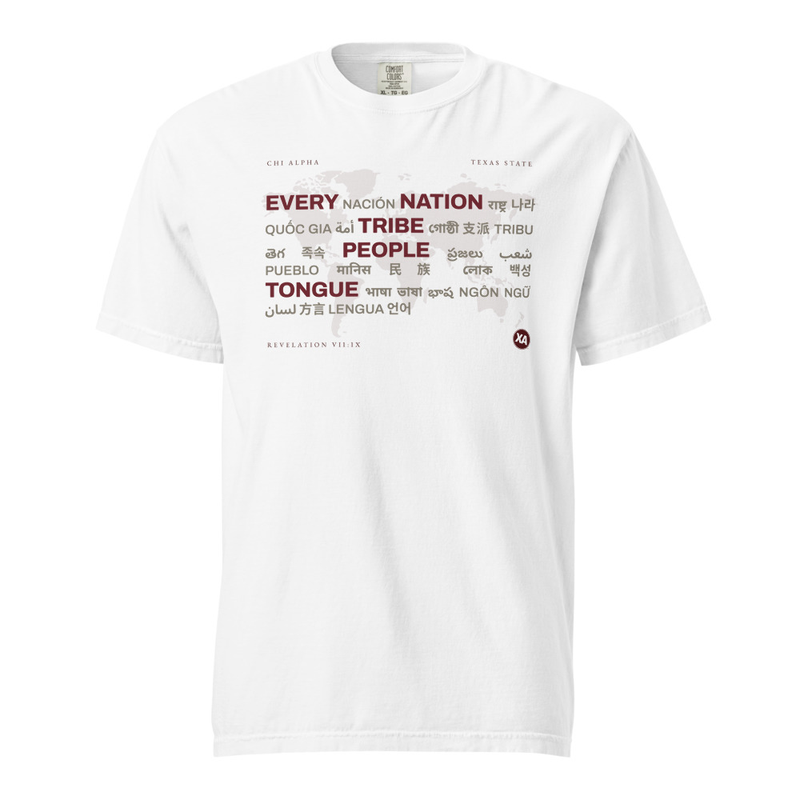 XA Every Nation - Comfort Colors – XL, White