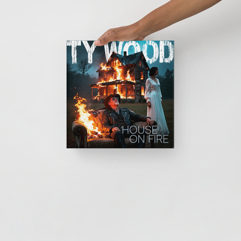House on Fire Canvas