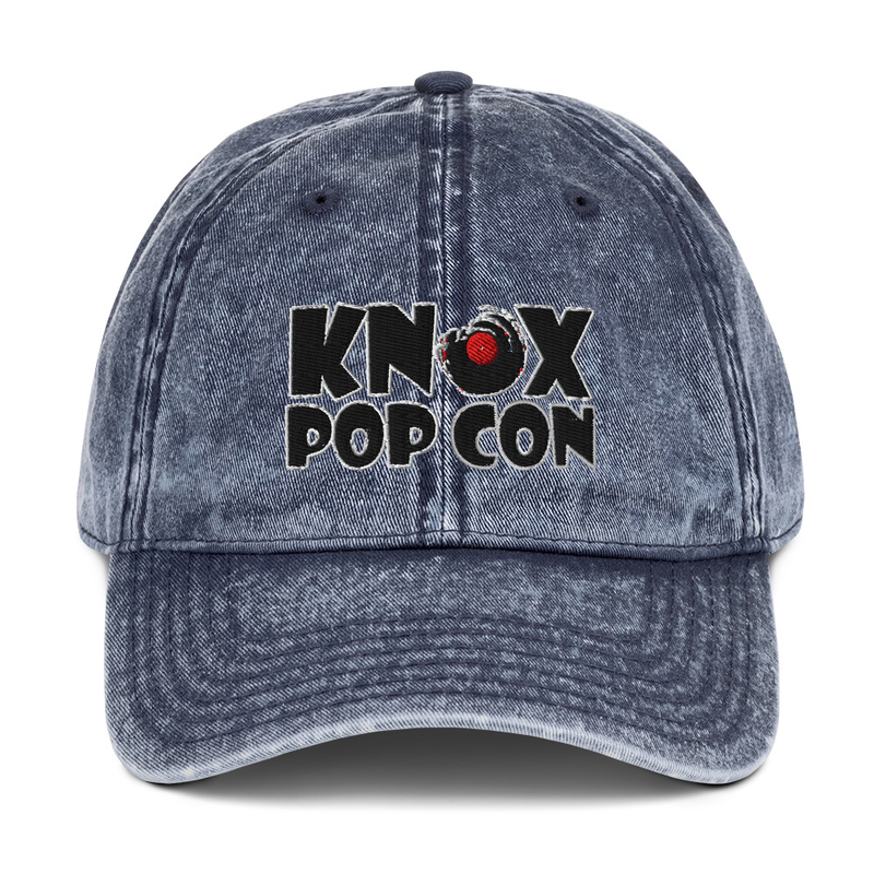 Knox Pop Con Logo Vintage Cotton Twill Cap