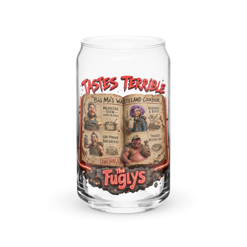 Tastes Terrible 16oz Can Glass