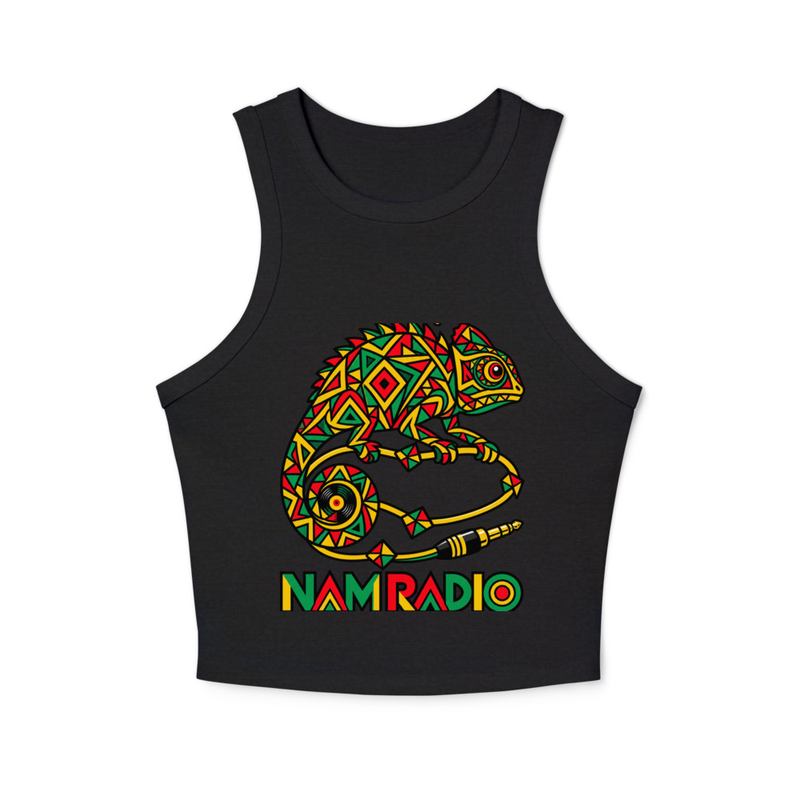 Women's micro rib racer tank top - t_shirts