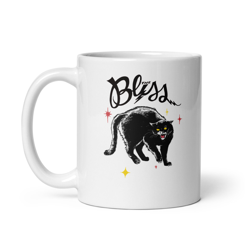 "WHITE CAT" Mug