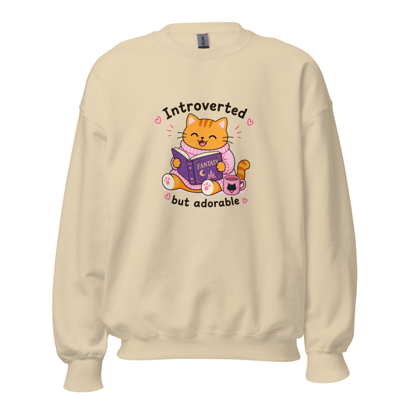 Introverted but adorable Ginger Cat Jumper