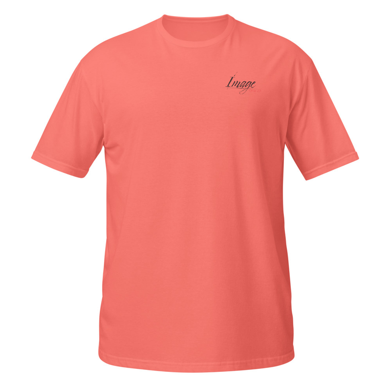 I AM Short-Sleeve Unisex T-Shirt – 3XL, Coral Silk