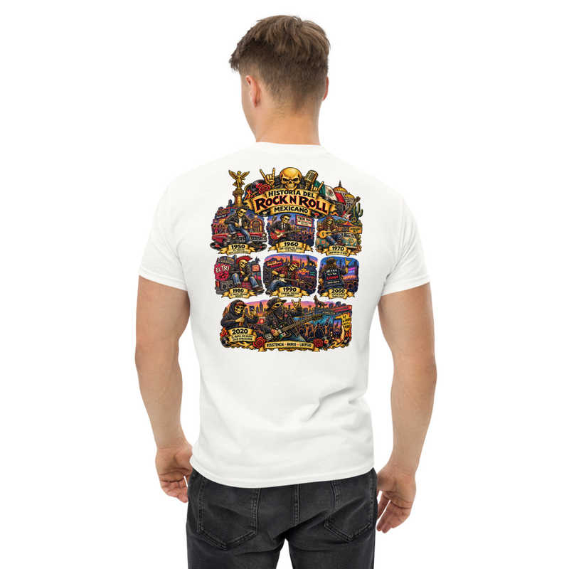 Playera NezaRock — Historia del Rock Mexicano Original — 2