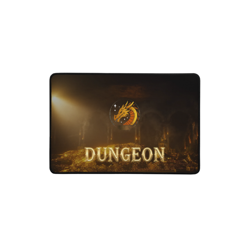 Dungeon Desk Mat — front view