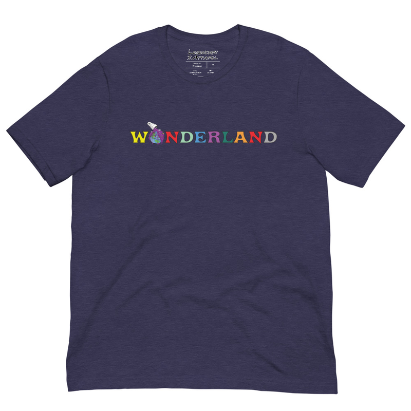 [ wonderLAnd ] tee – 3XL, Heather Midnight Navy