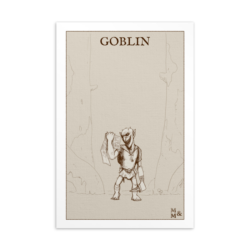 Illustrated Card: Goblin Male