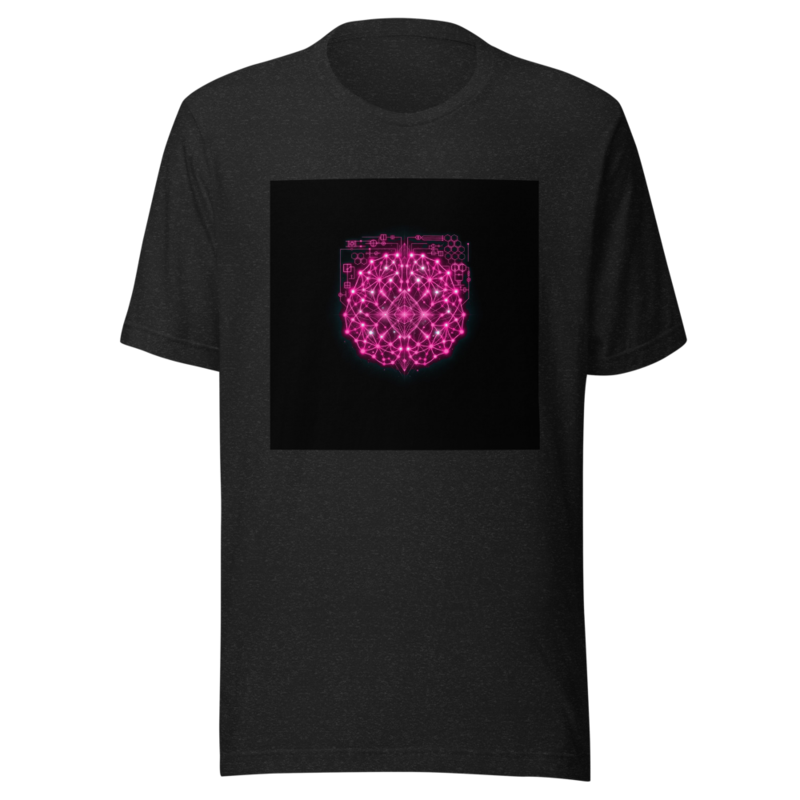 Uncle Benny ® Neural Link Sync IBM Quantum Computer Tee Neon Pink EST. 2020
