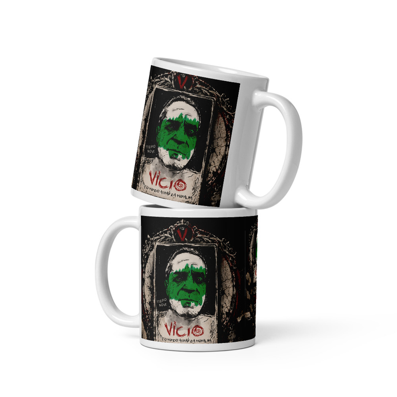 Pedro Bove Escritor White glossy mug