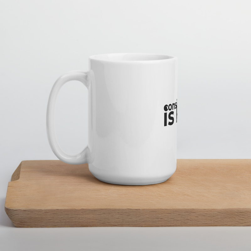 White glossy mug – 15 oz, White