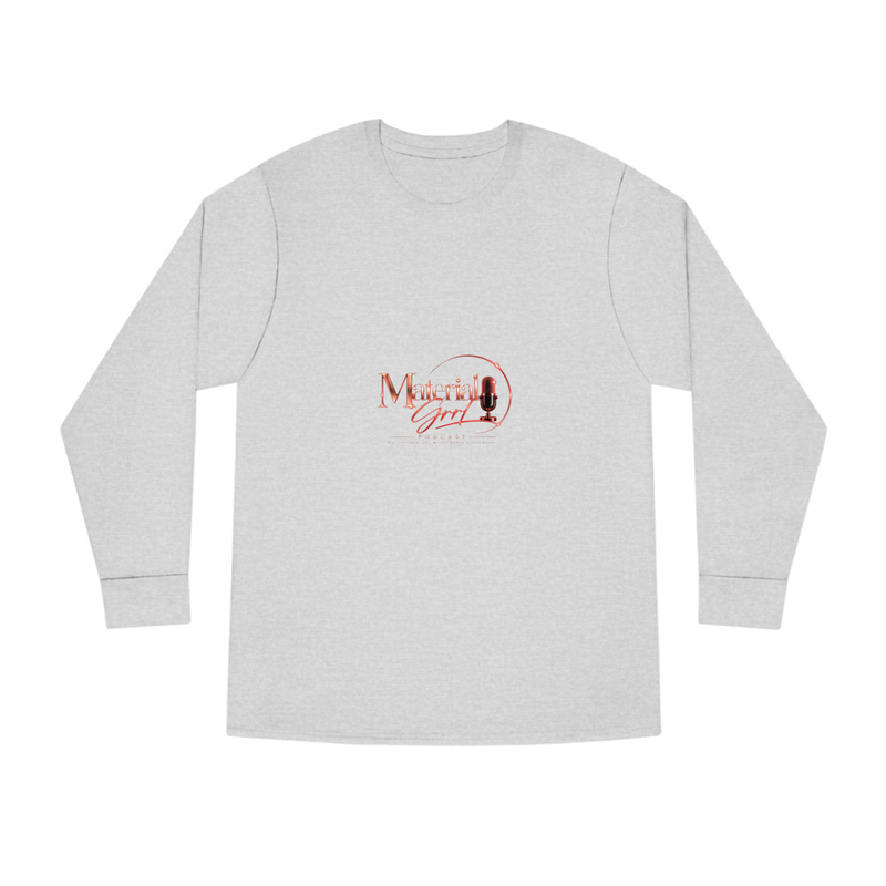 Material Grrl Signature Long Sleeve Tee – 3XL, Heather Grey