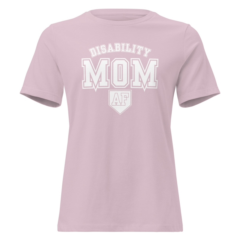 Disability MOM AF *white text* – 3XL, Light Violet