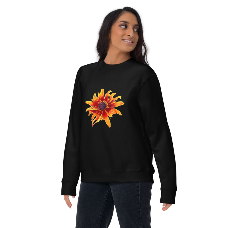 Flaming Flowers - Unisex Premium Sweatshirt