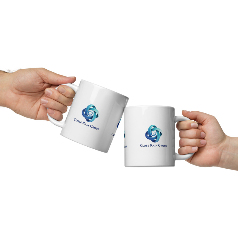 CRG White glossy mug – 20 oz, White