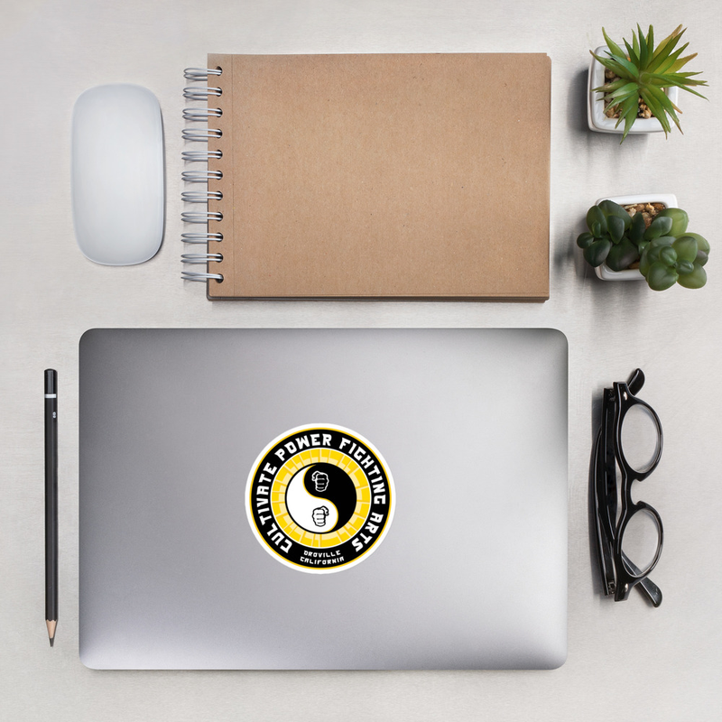 CPFA Bubble-free stickers – 4″×4″, White