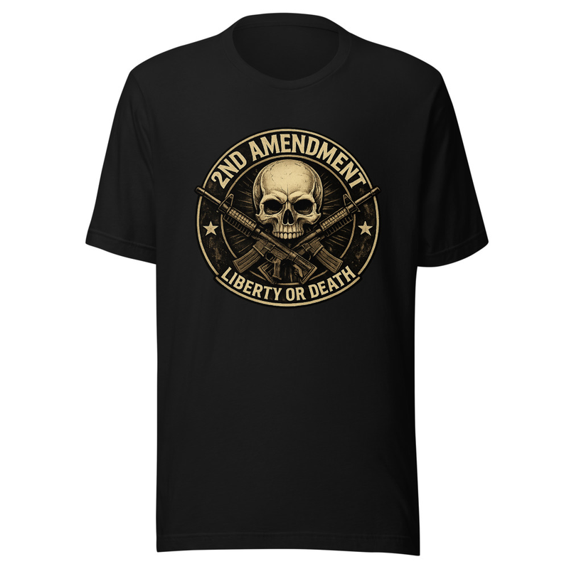2nd Amendment Liberty or Death Unisex T-Shirt
